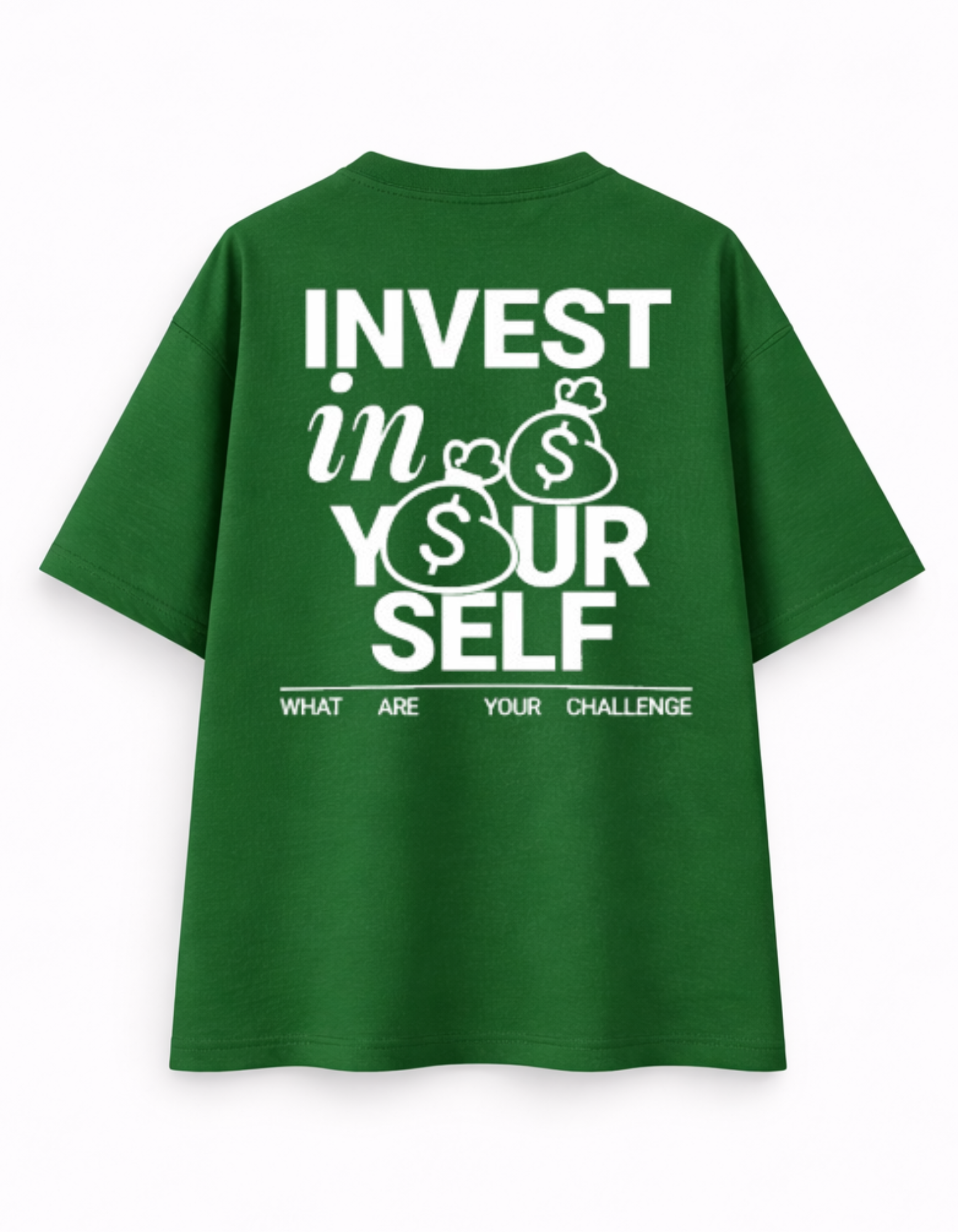 Camiseta Oversized - Invest in Your Self