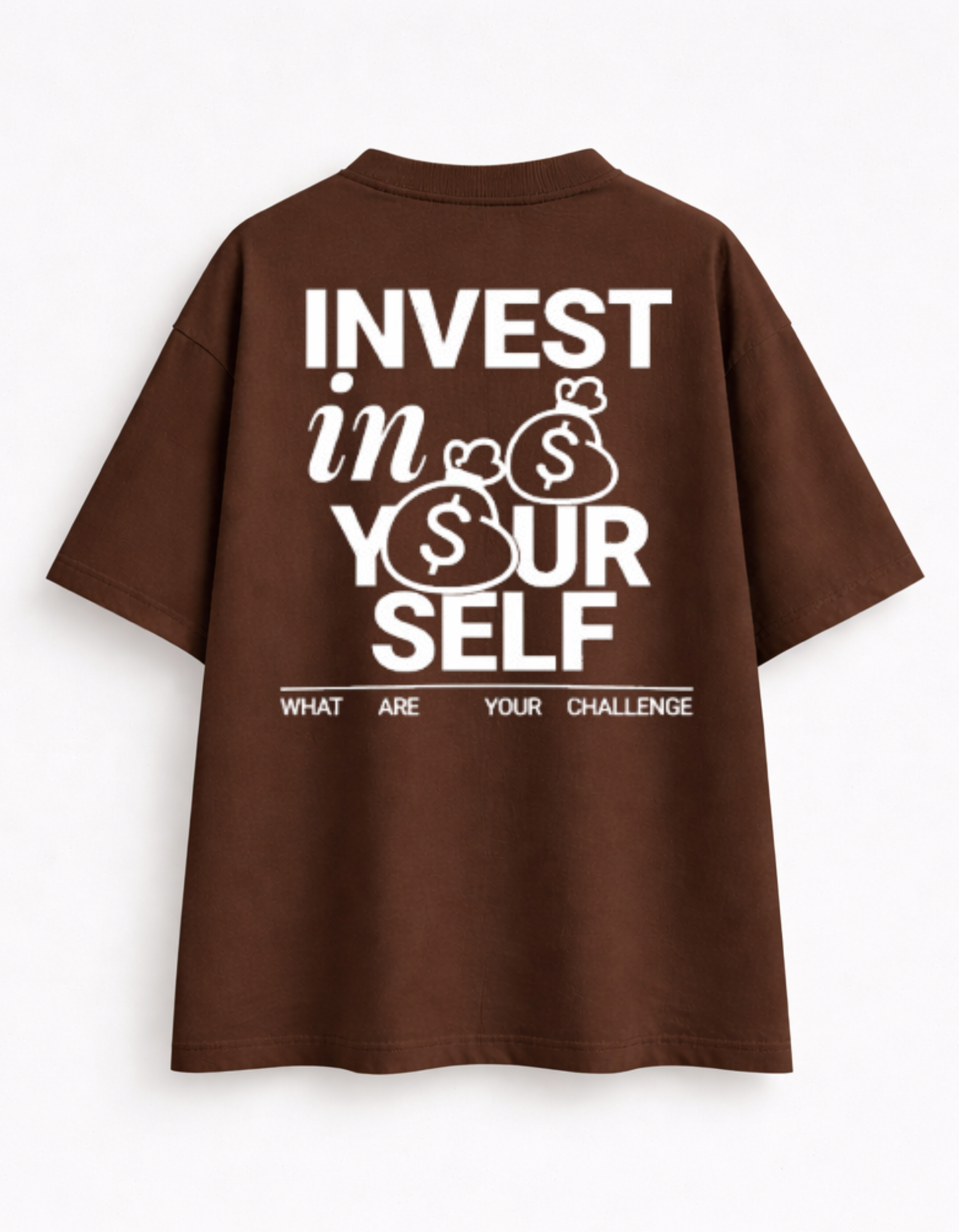 Camiseta Oversized - Invest in Your Self