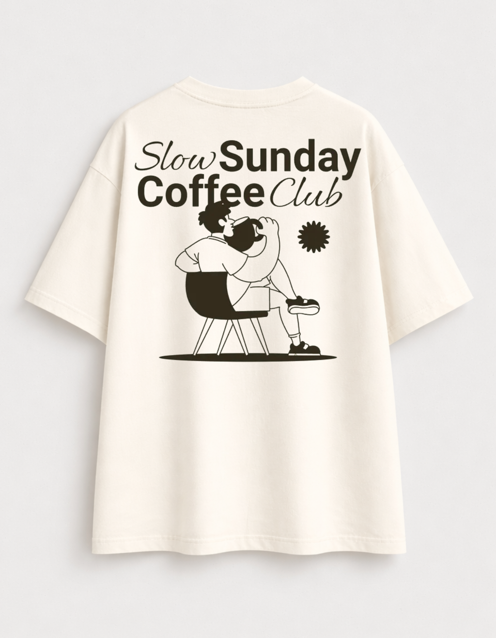 Camiseta Oversized - Coffe Club