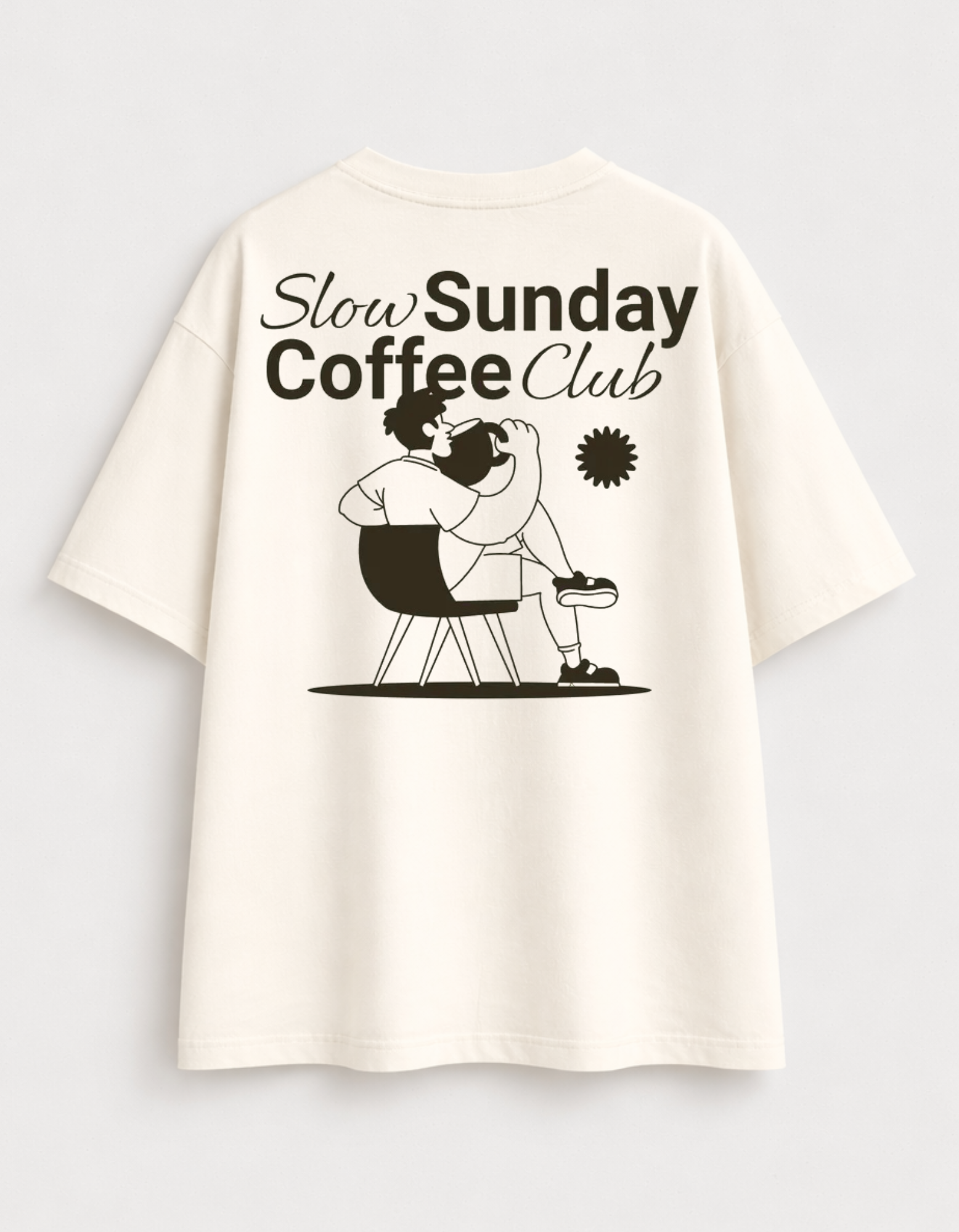 Camiseta Oversized - Coffe Club