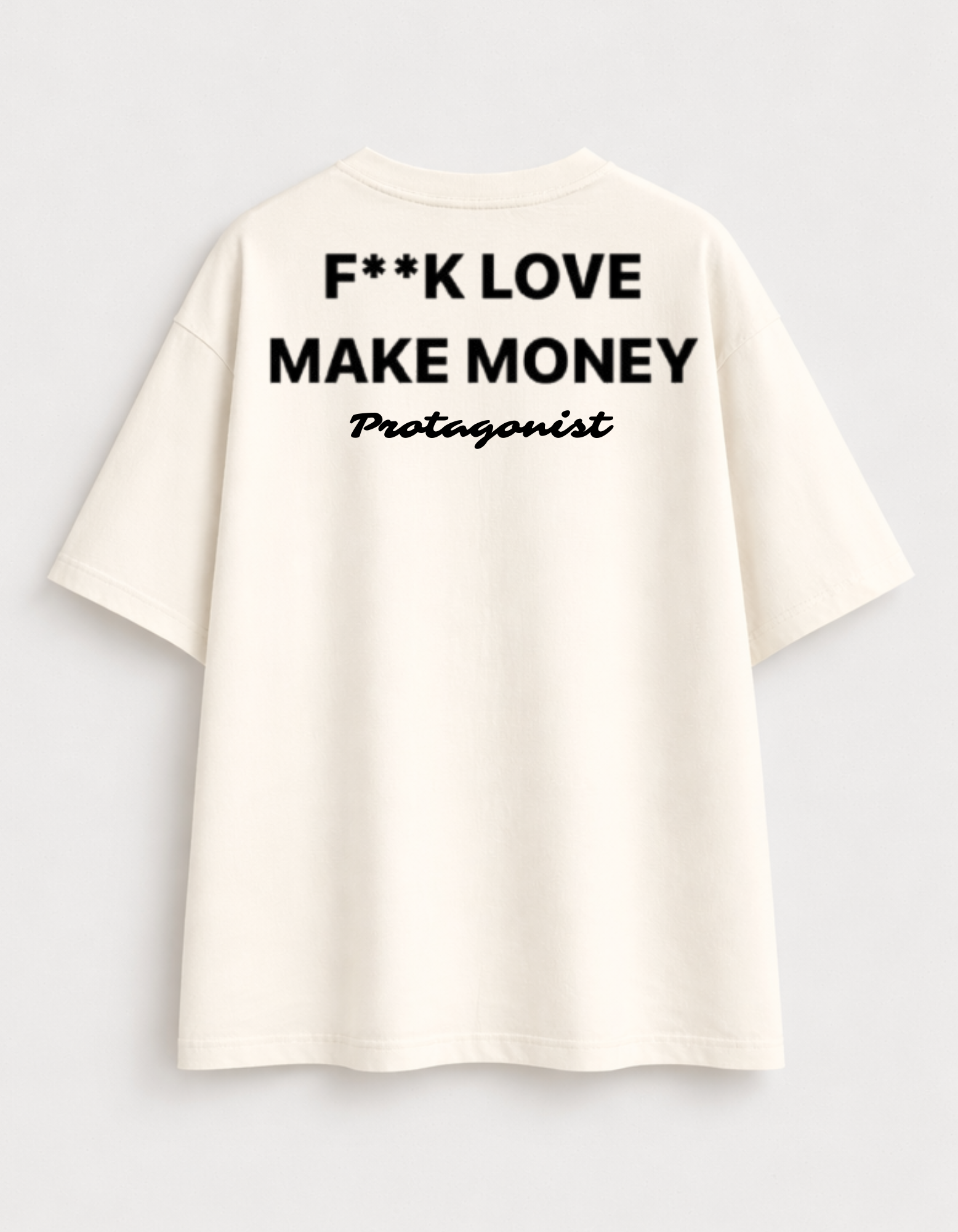 Camiseta Oversized - F**k Love Get Money