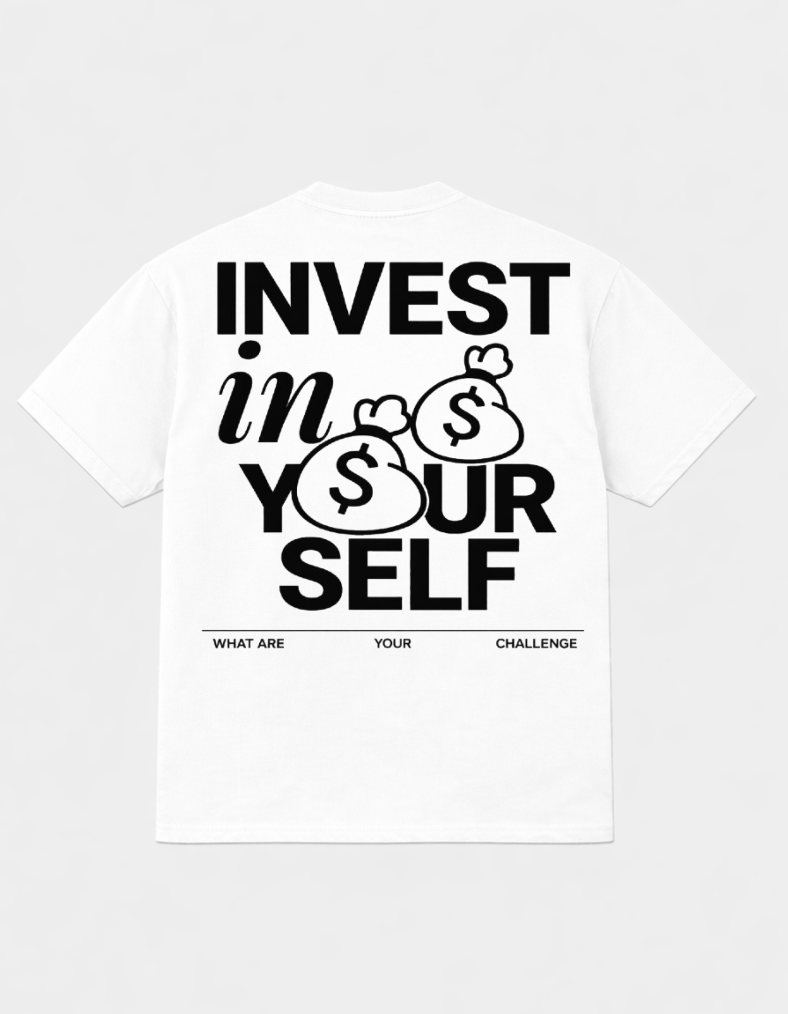 Camiseta Regular - Invest in Your Self