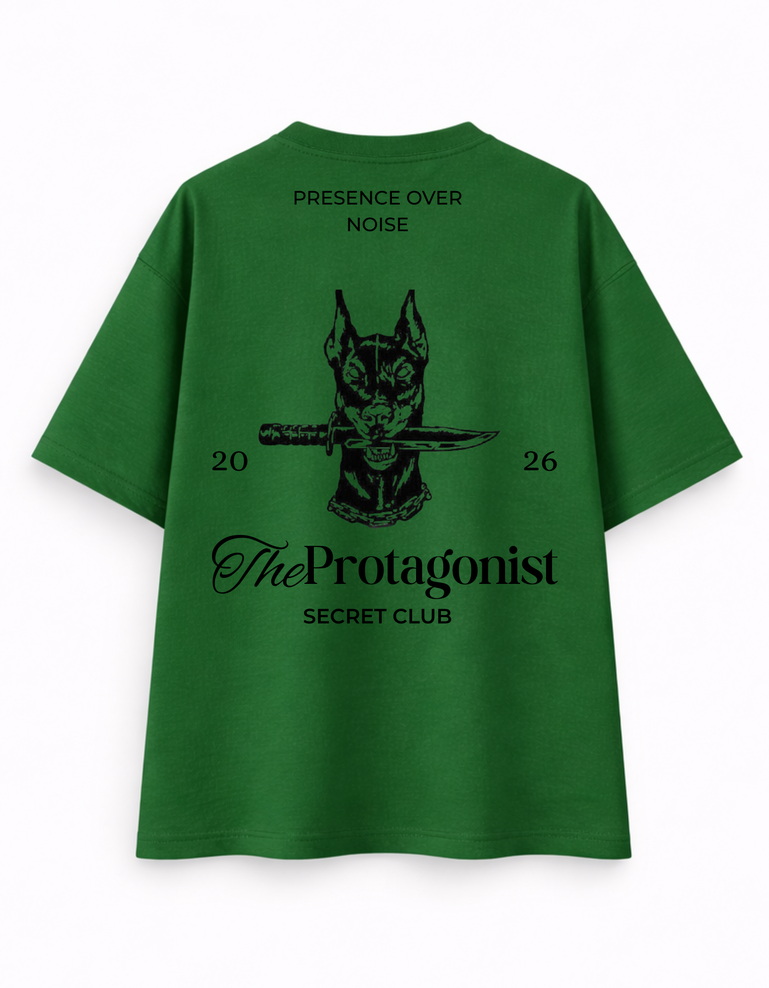 Camiseta Oversized - Presence Over Noise