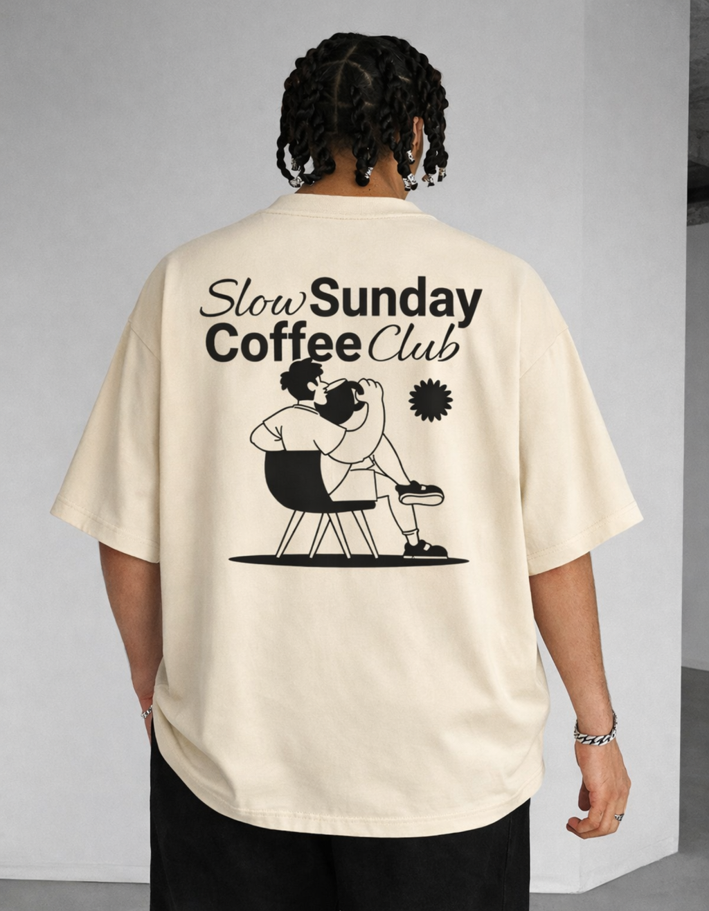 Camiseta Oversized - Coffe Club