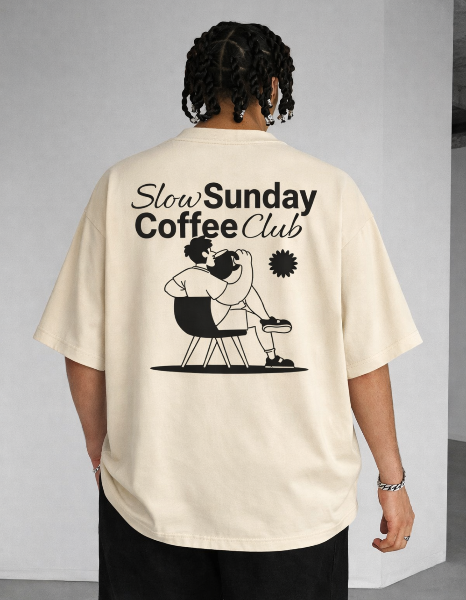 Camiseta Oversized - Coffe Club