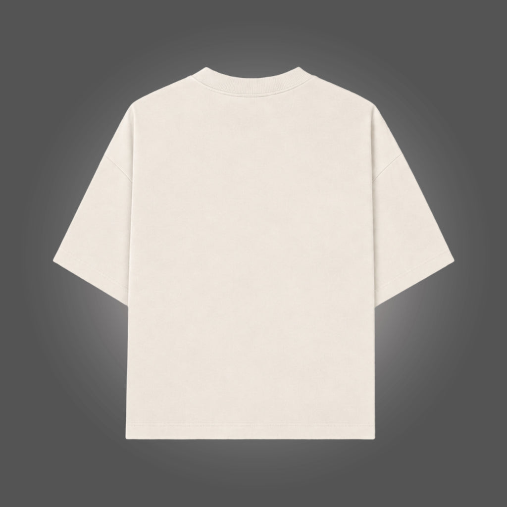 Camiseta Oversized Boxy Essential Off-White