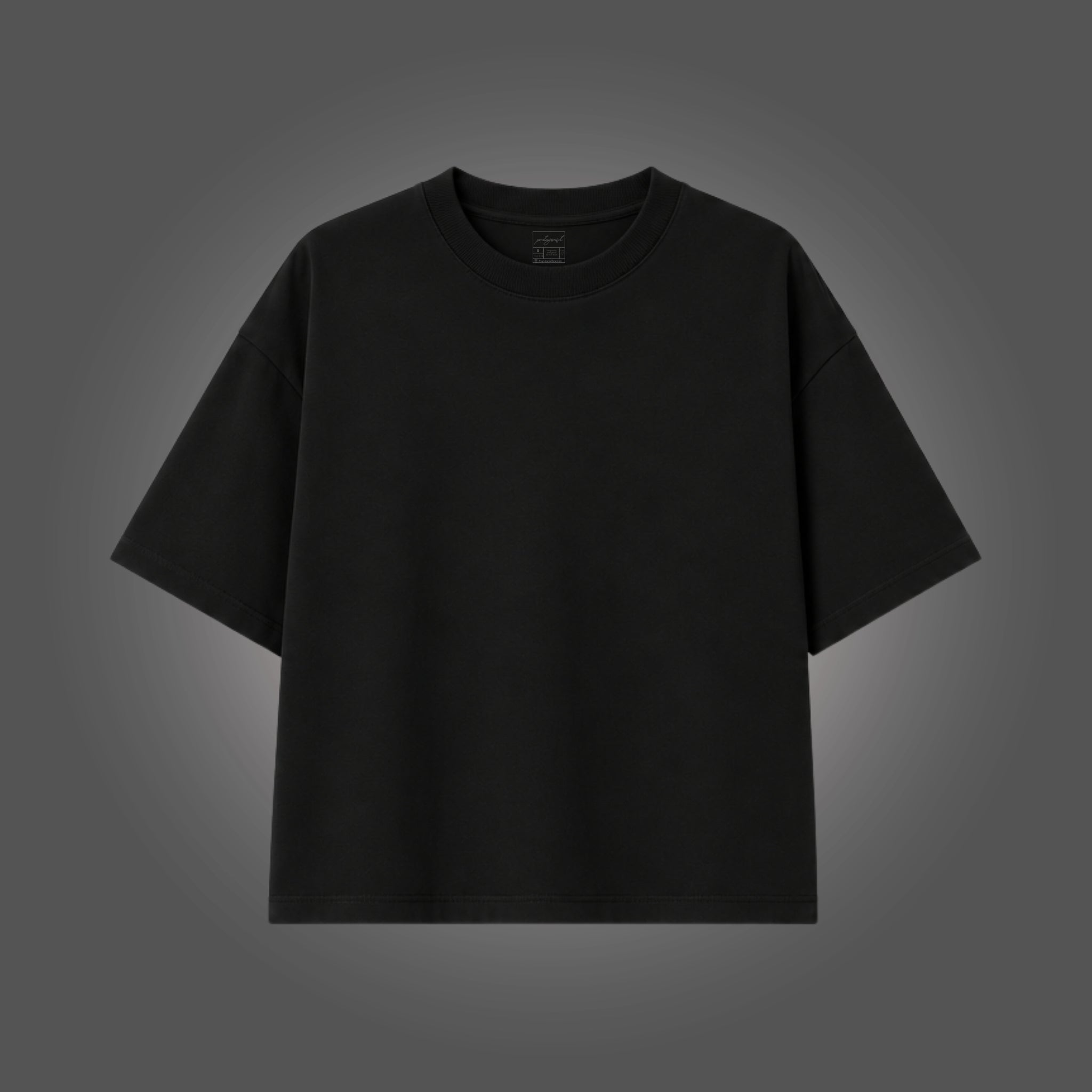 Camiseta Oversized Boxy Essential Preta