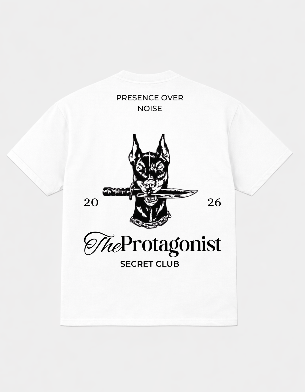 Camiseta Regular - Presence Over Noise