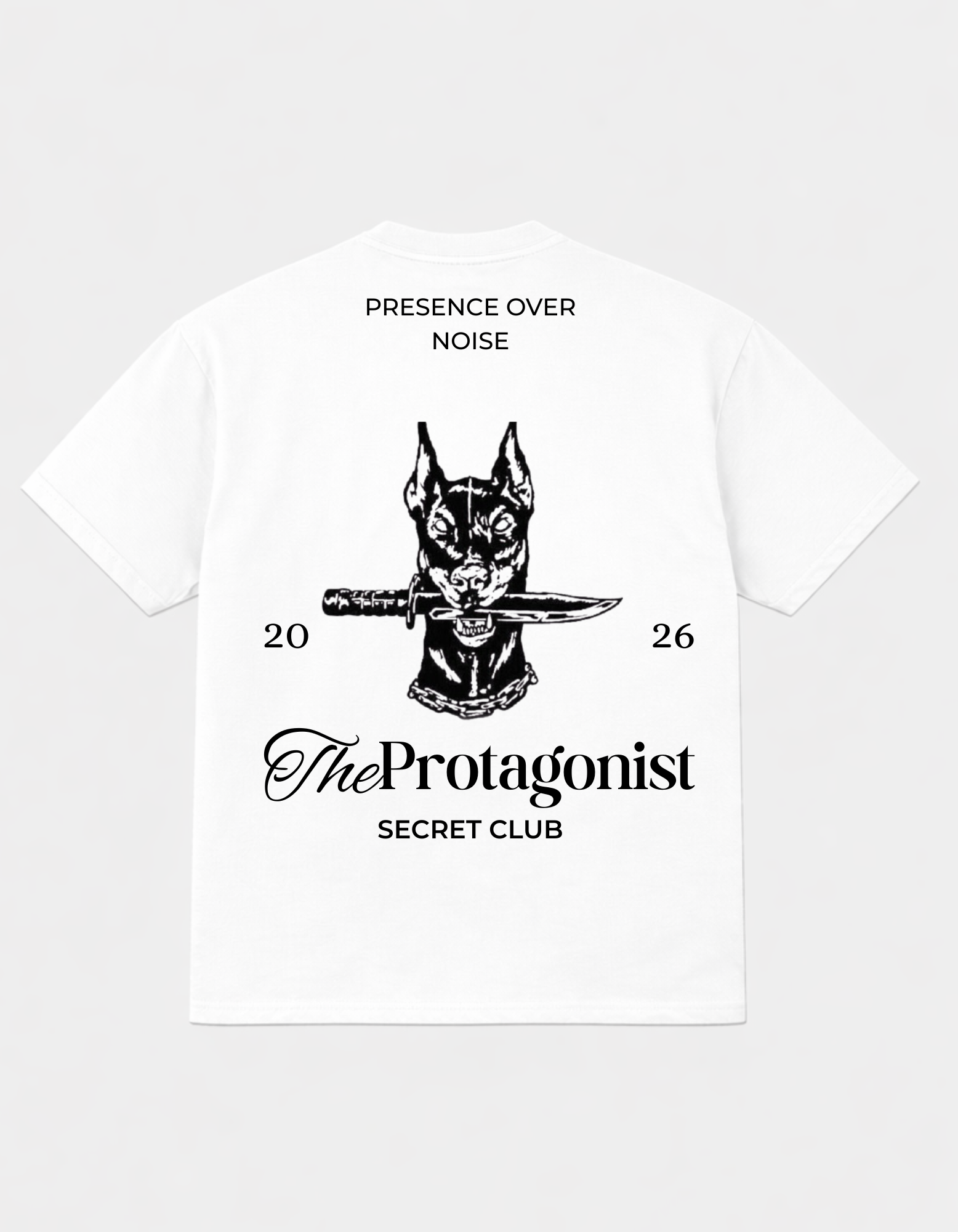 Camiseta Regular - Presence Over Noise