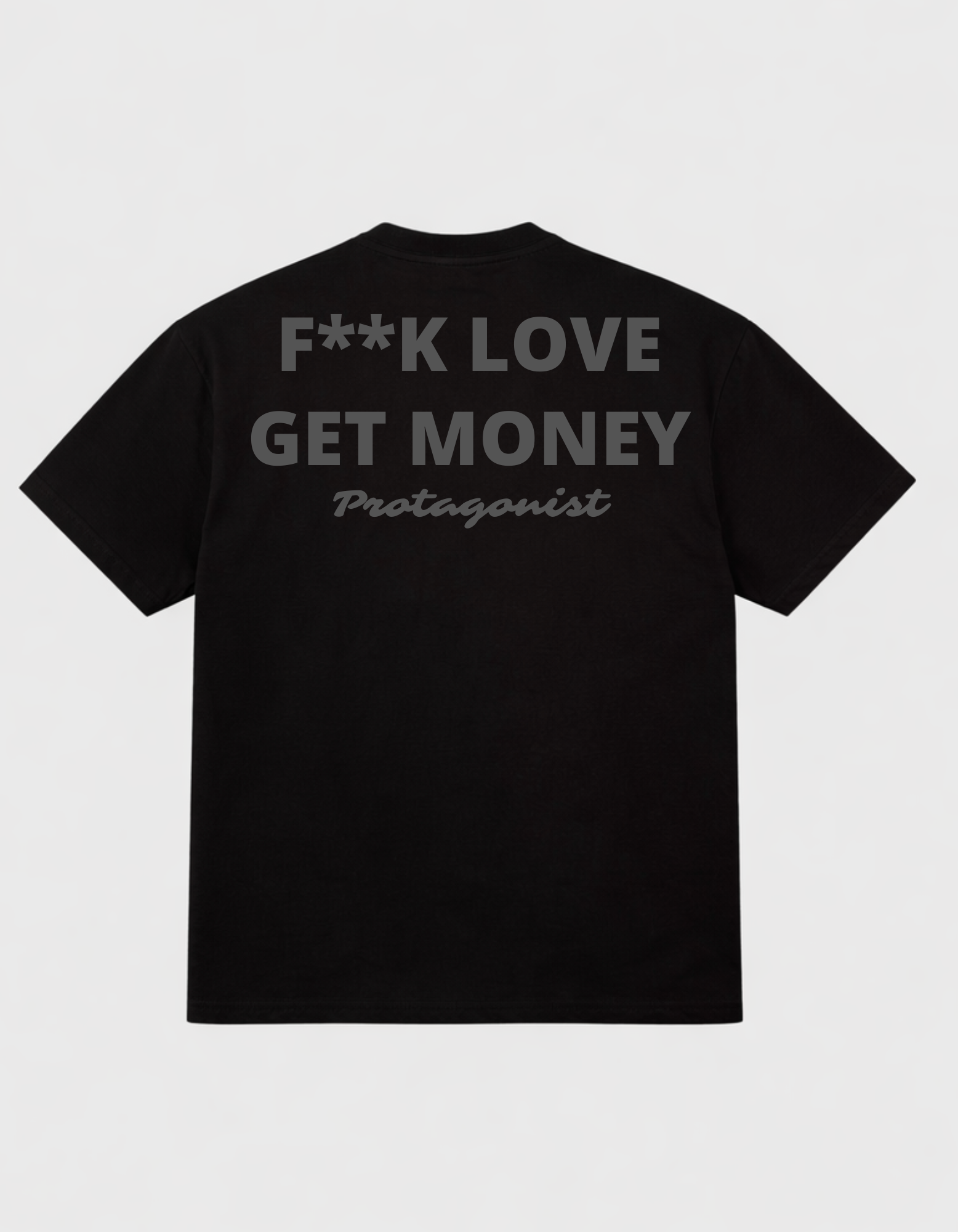 Camiseta Regular - F**k Love Get Money