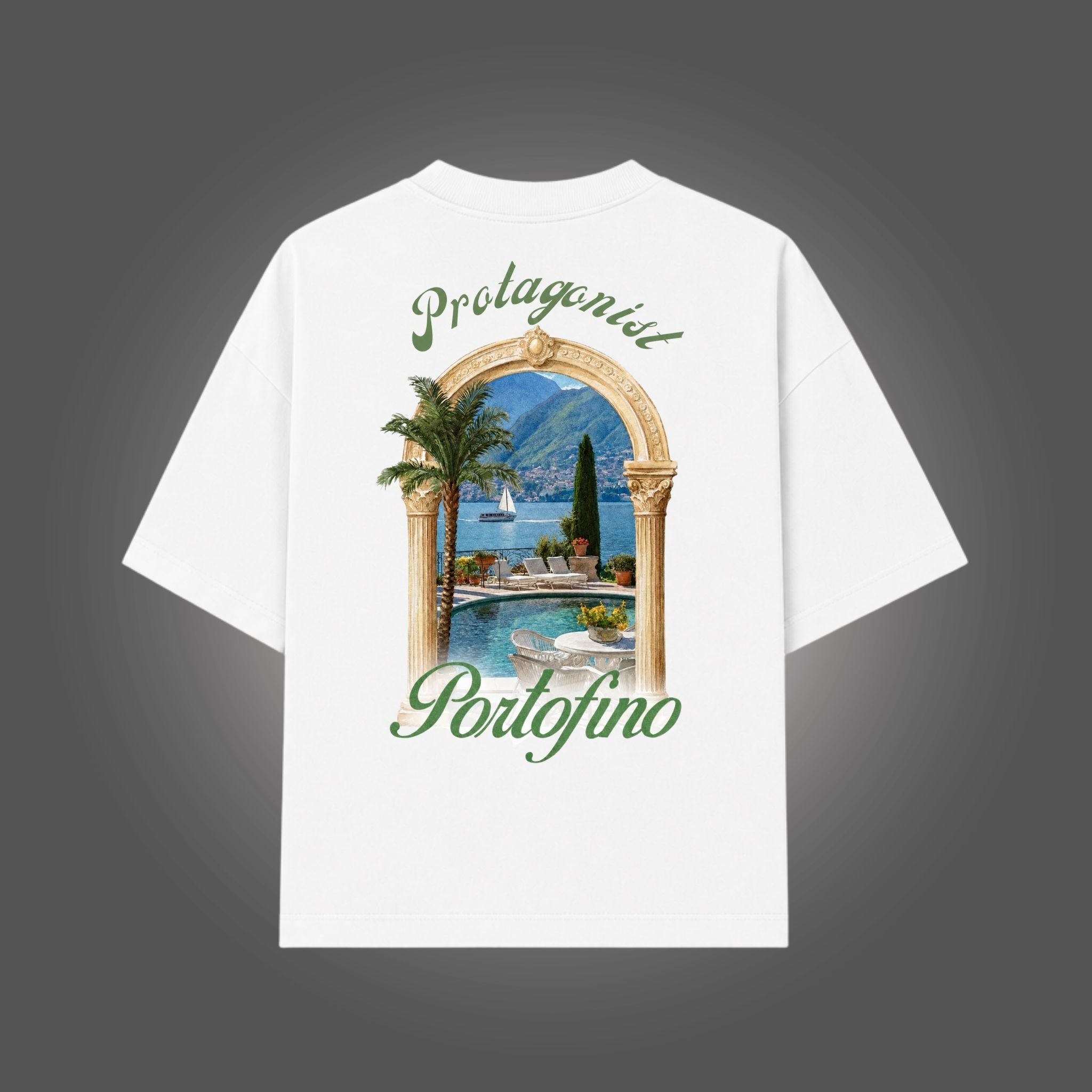 Camiseta Oversized Boxy PORTOFINO - Branco