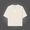 Camiseta Oversized Boxy Monograma PB - Off-White