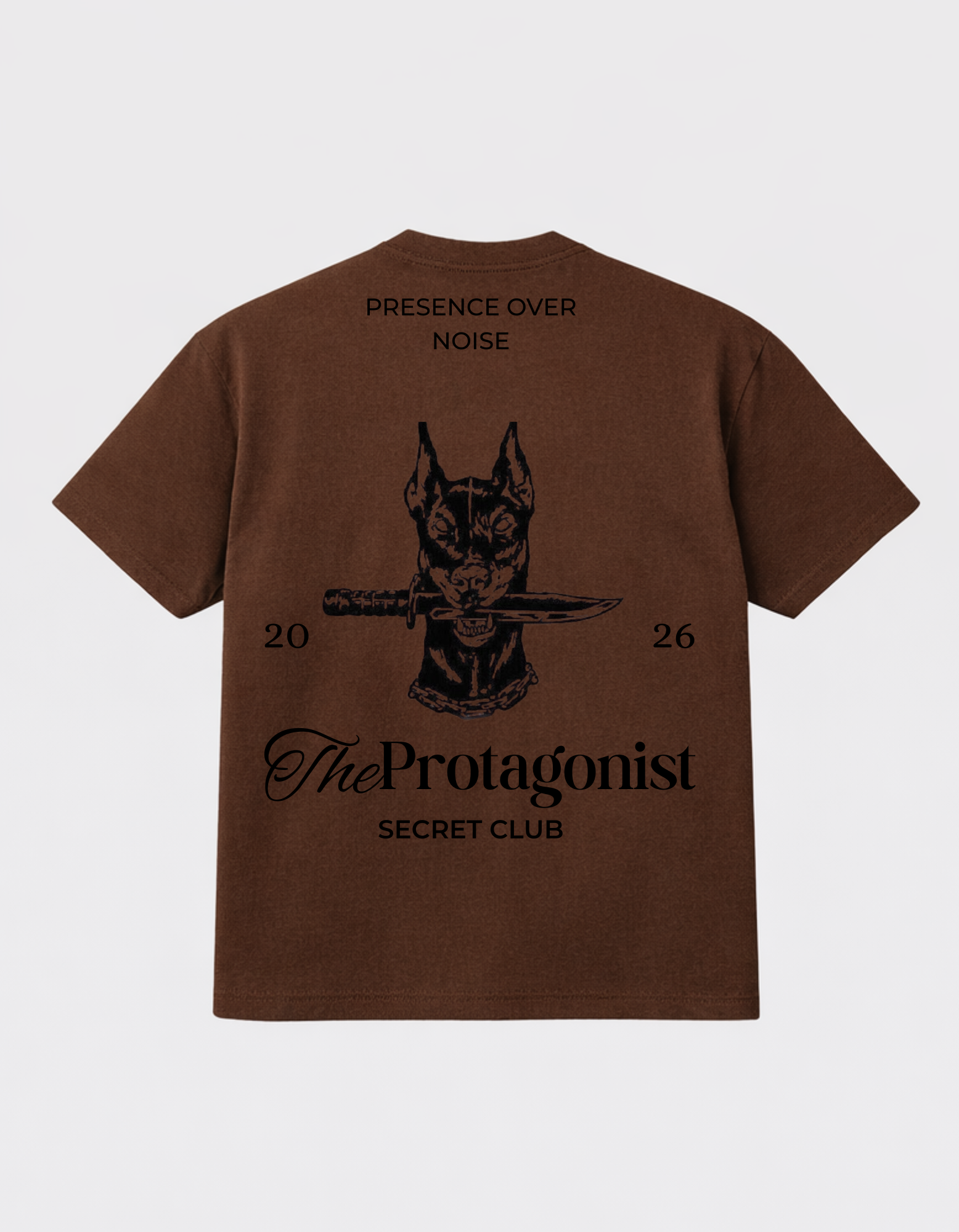 Camiseta Regular - Presence Over Noise