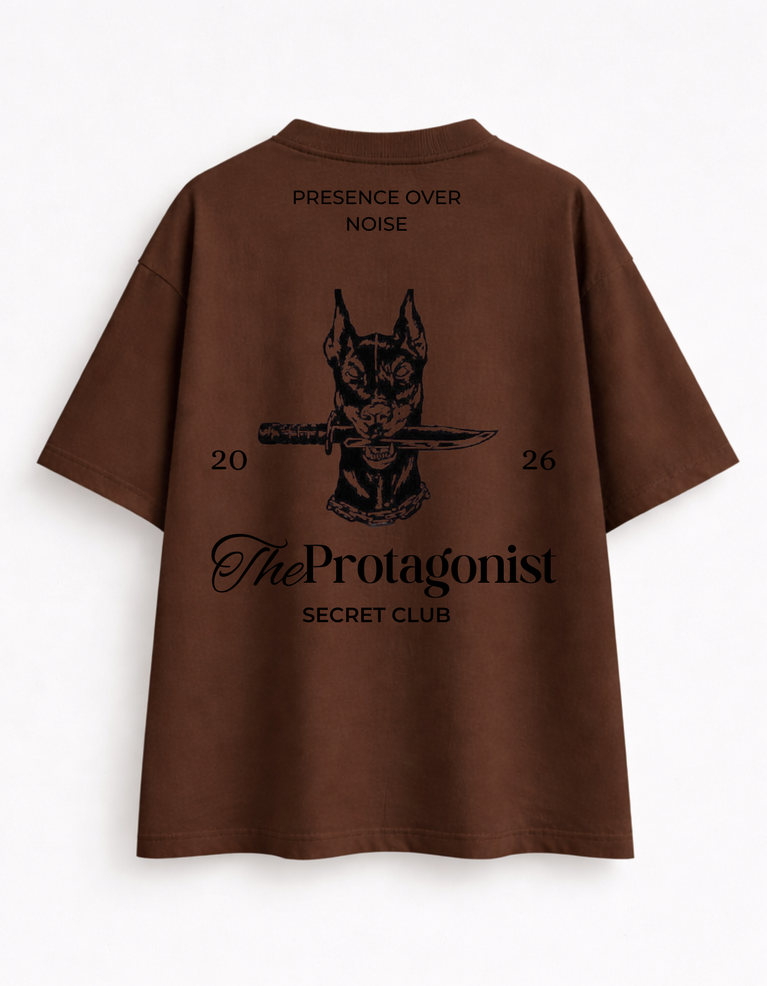 Camiseta Oversized - Presence Over Noise