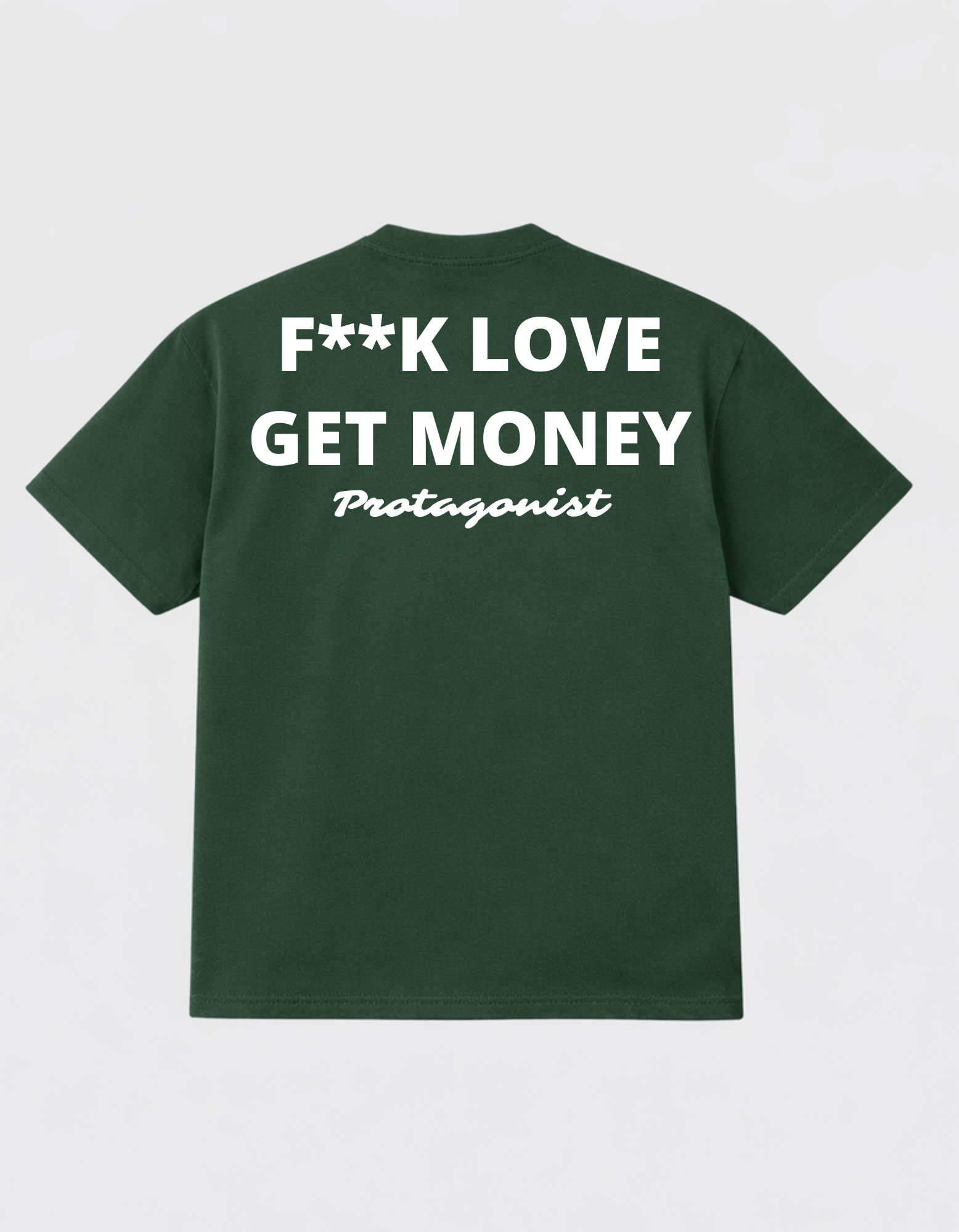 Camiseta Regular - F**k Love Get Money