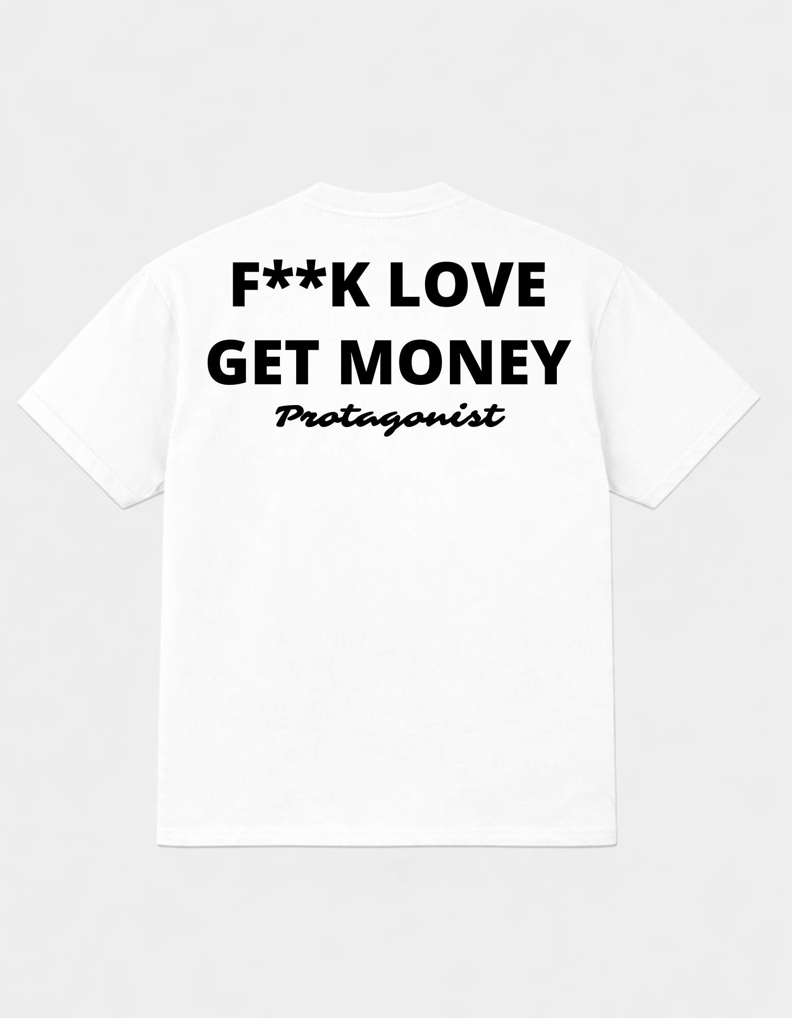 Camiseta Regular - F**k Love Get Money