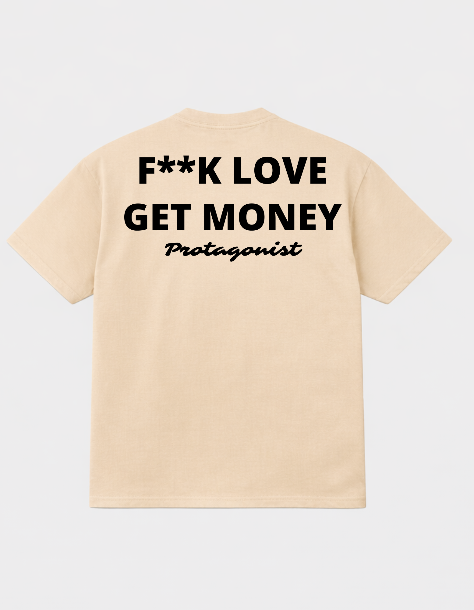 Camiseta Regular - F**k Love Get Money