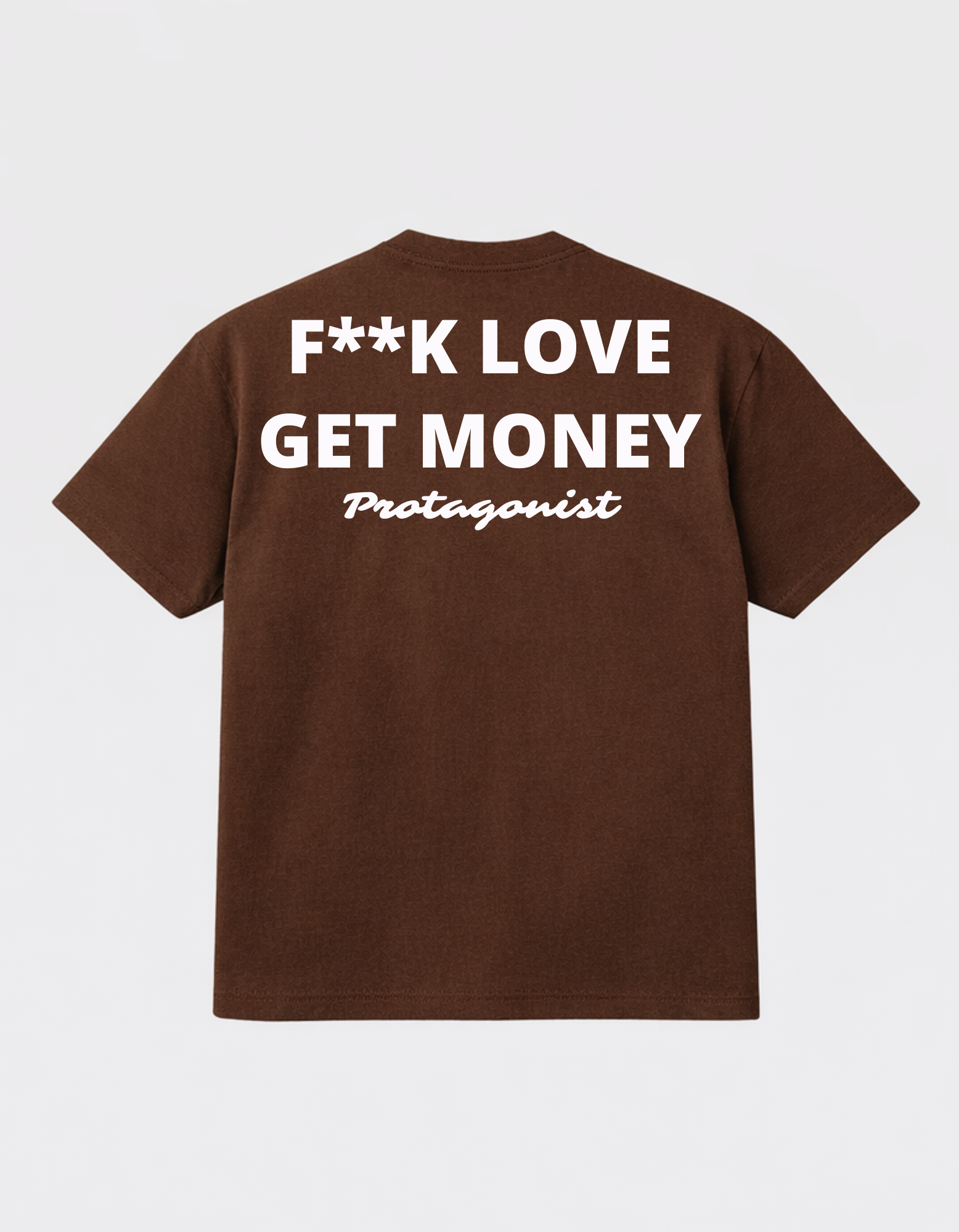 Camiseta Regular - F**k Love Get Money