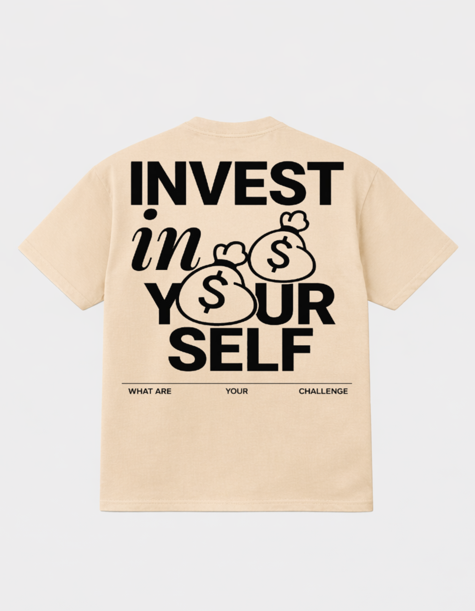 Camiseta Regular - Invest in Your Self