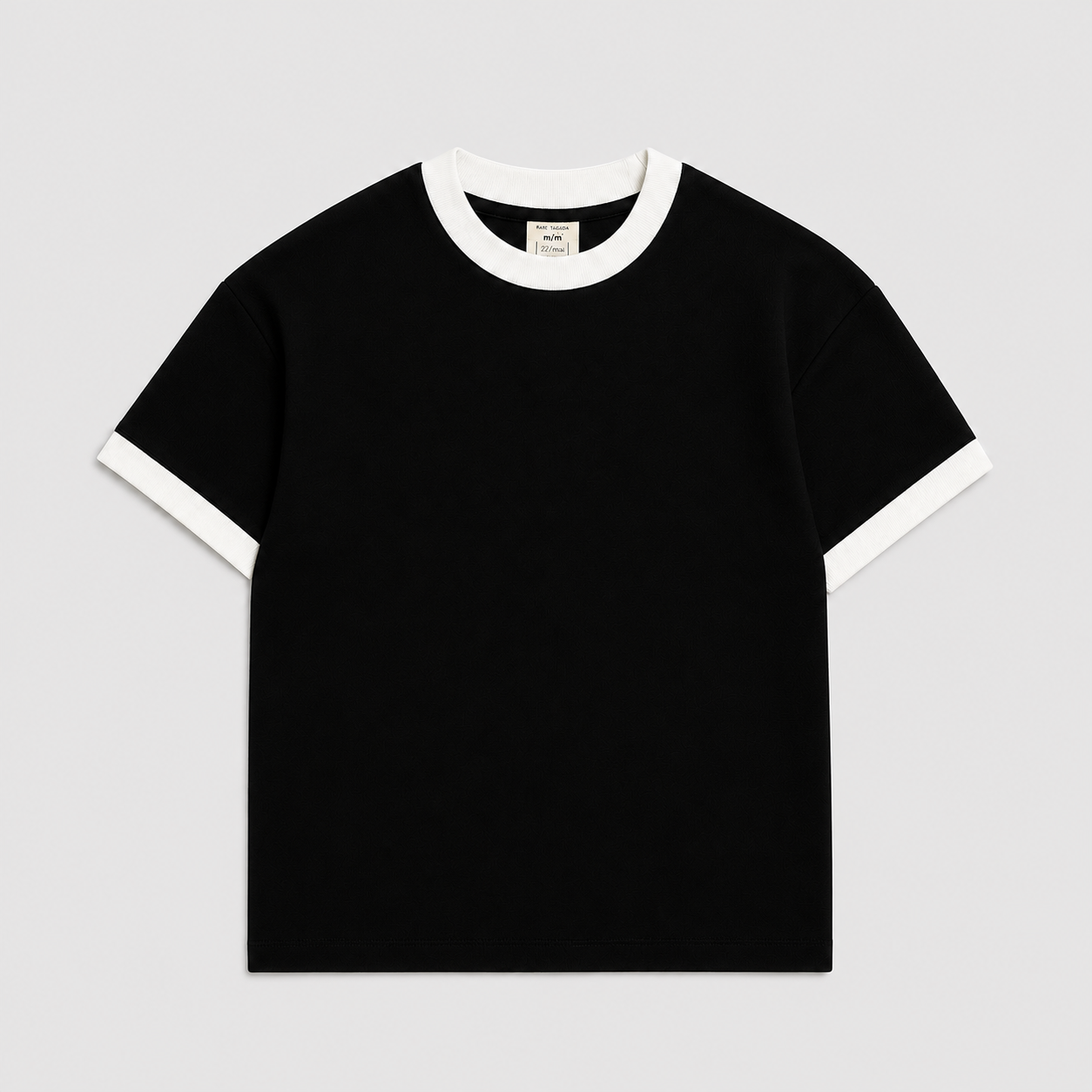 Camiseta Ringer - preta