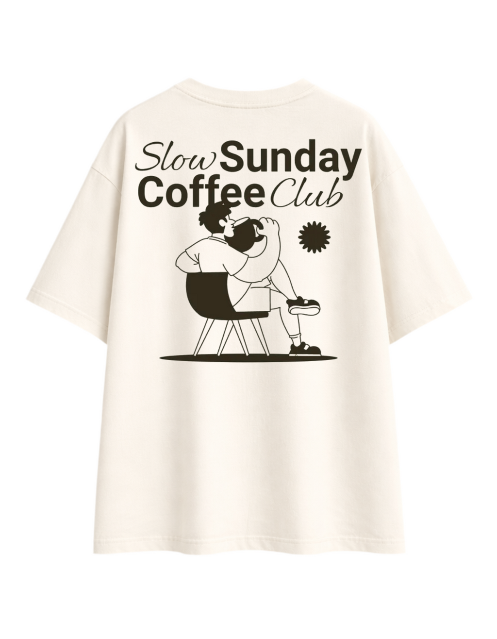 Camiseta Oversized - Coffe Club