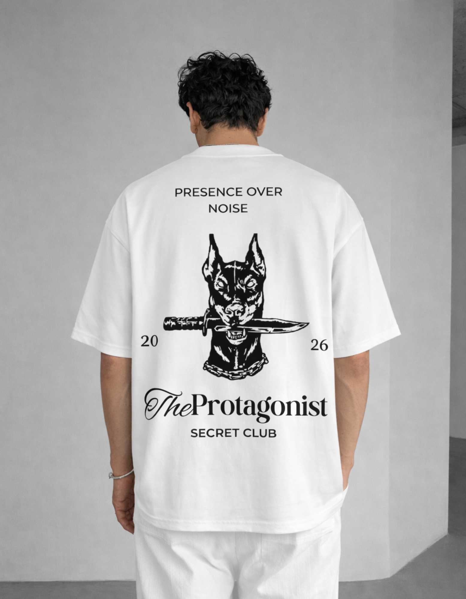 Camiseta Oversized - Presence Over Noise