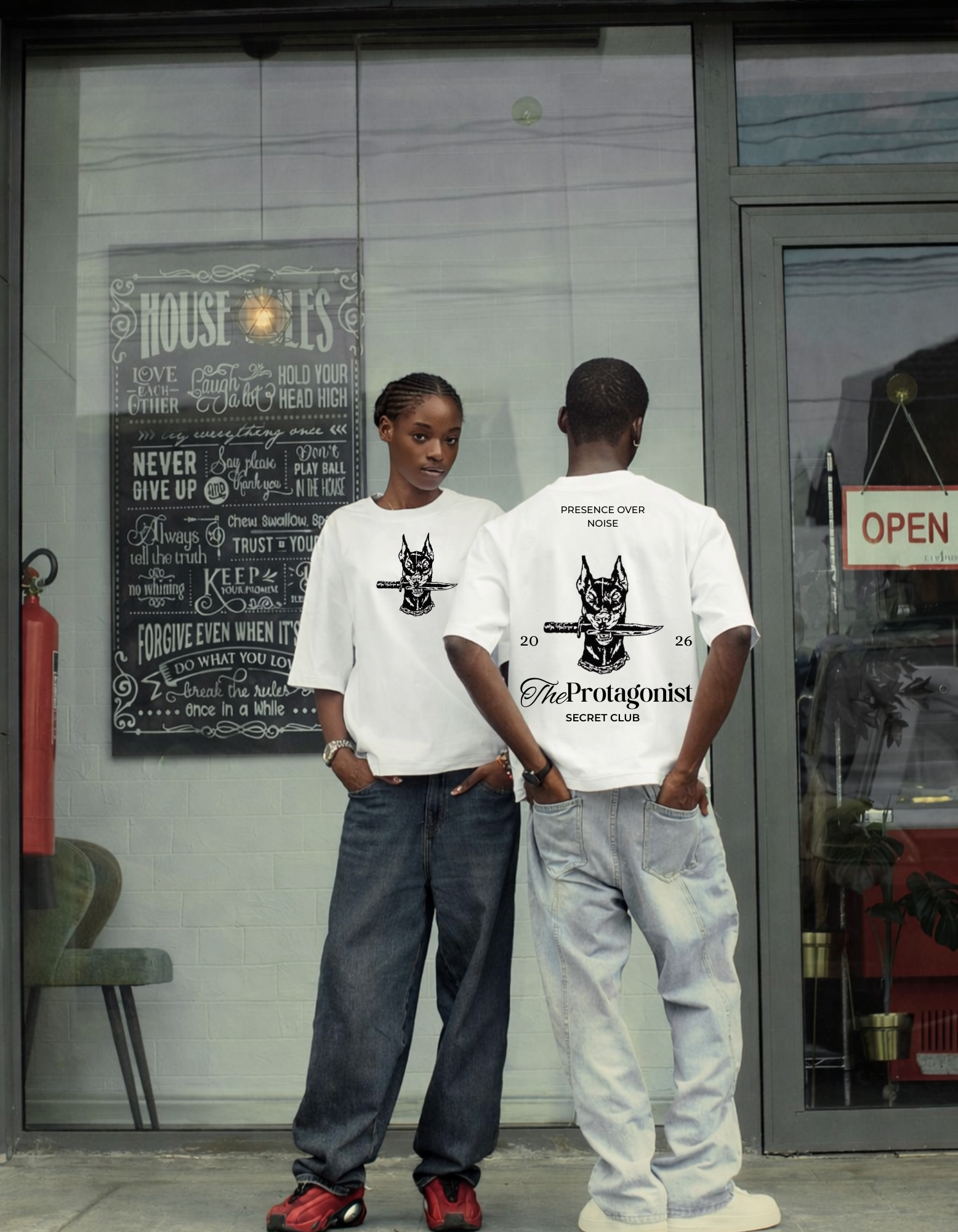 Camiseta Regular - Presence Over Noise